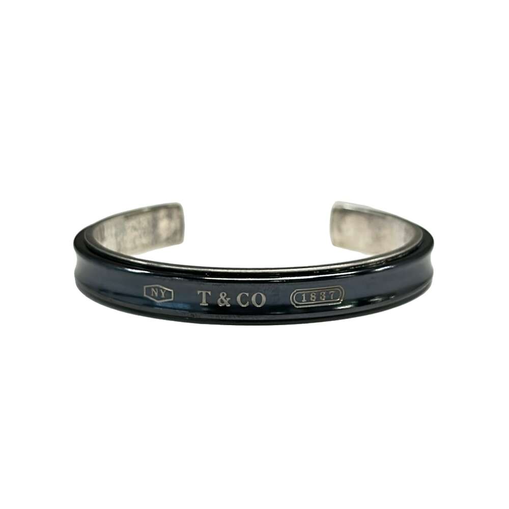 Tiffany & Co. 1837 Bangle Black Silver Titanium